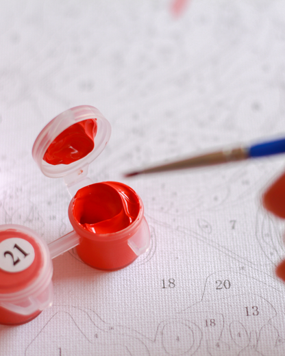 Yılbaşı Hediyelik Tablo Noel 2026 Sayılarla Boyama Seti Boya Fırça Dahil Tablo