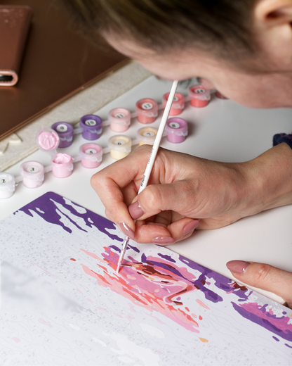 Yılbaşı Hediyelik Tablo Noel 2026 Sayılarla Boyama Seti Boya Fırça Dahil Tablo